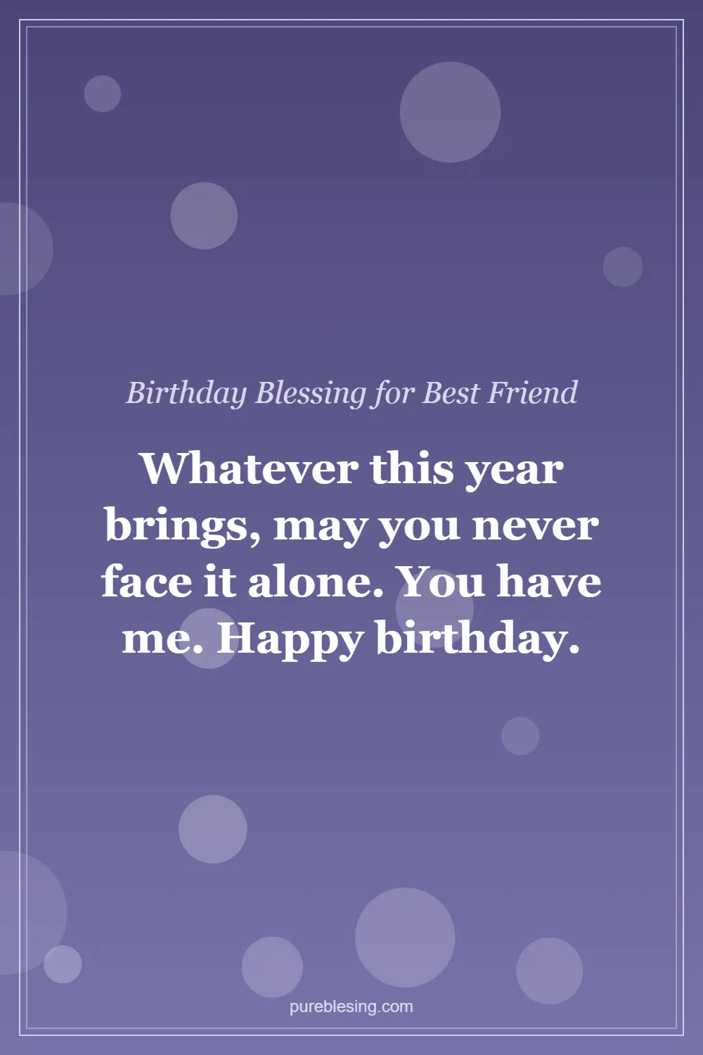 birthday blessing quote for best friend