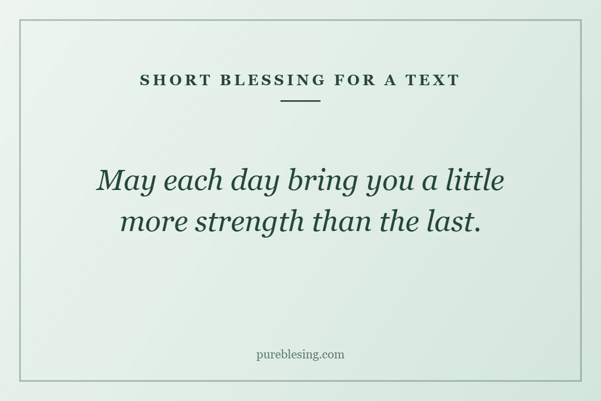 short get well soon blessing to send in a text message