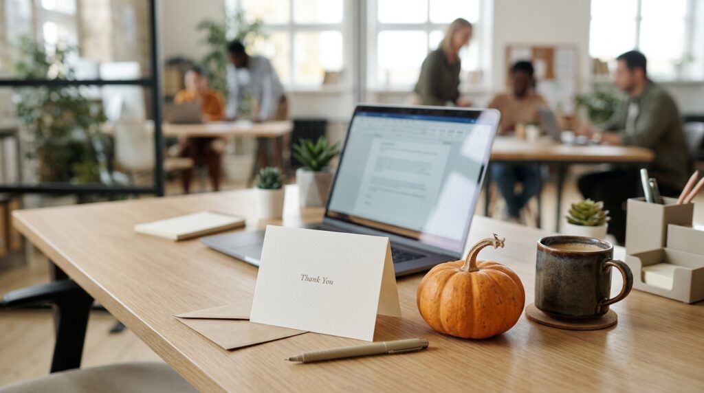 Thanksgiving wishes for coworkers, colleagues and clients