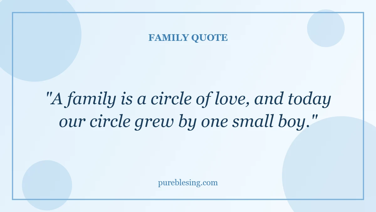 Welcome to the family baby boy quote for a new born baby boy